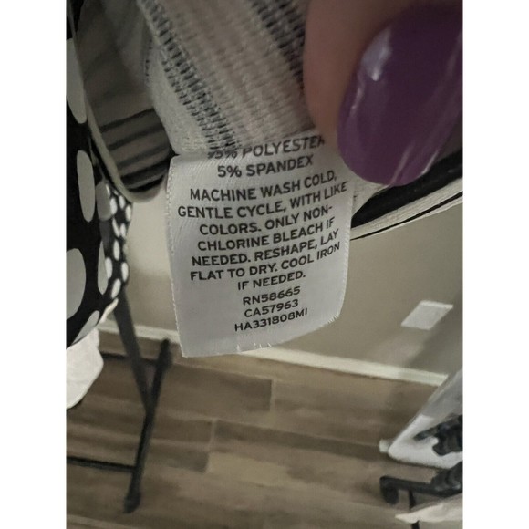 Halogen Black and White Striped Blouse EUC - Picture 13 of 15